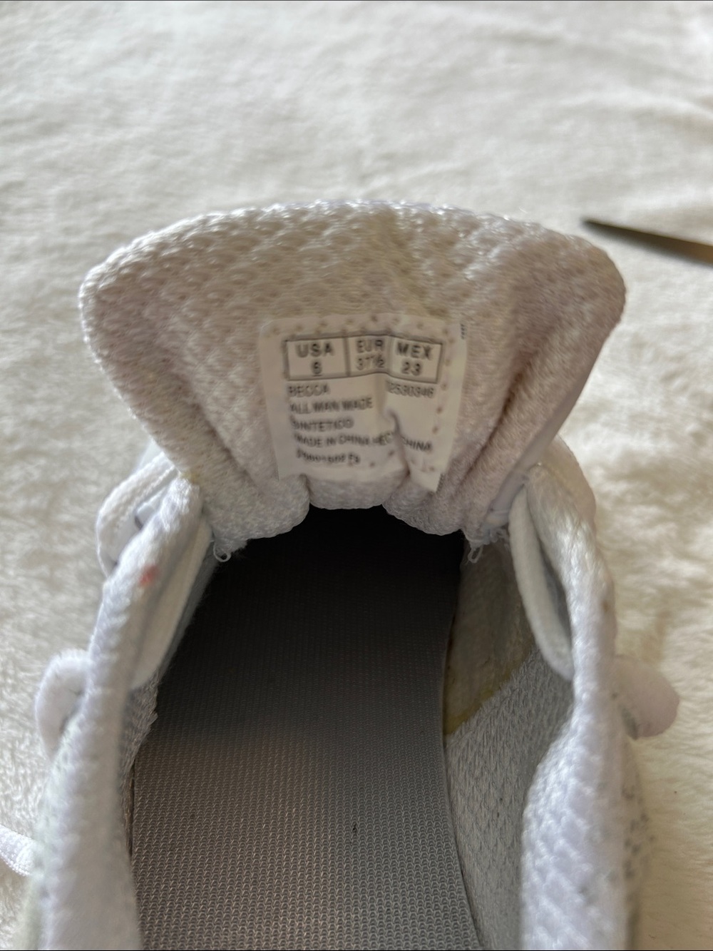 Danskin Now White Lace-Up Platform Sneakers Women’s Size 6 - Picture 3 of 8